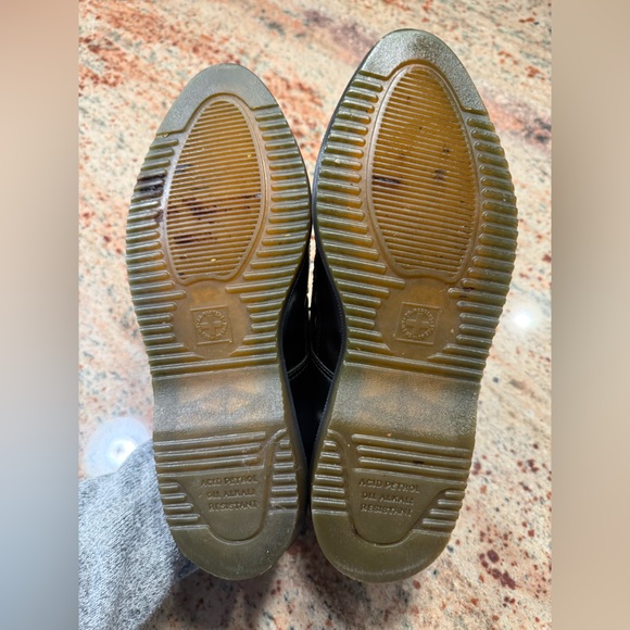 Dr Martens Ally Black Leather Derby Creeper Wingtip Shoes Men’s Size 7/Women’s 8 - Picture 9 of 15